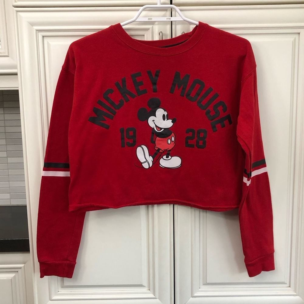 Mickey Mouse woman’s crop sweatshirt